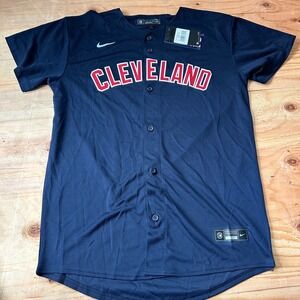 Nike Cleveland Guardians Navy Blue Baseball Jersey Size Youth XL NWT